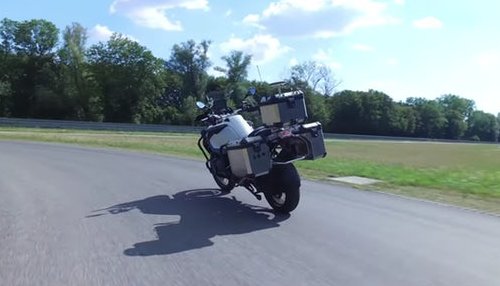 Опытный образец мотоцикла робота