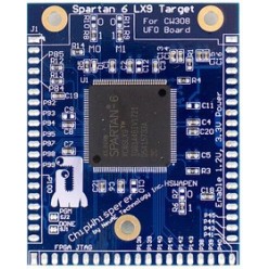 NAE-CW308T-S6LX9, Programmable Logic IC Development Tools Spartan 6LX9 FPGA Target for CW308