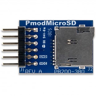 Pmod microSD: слот для карт microSD